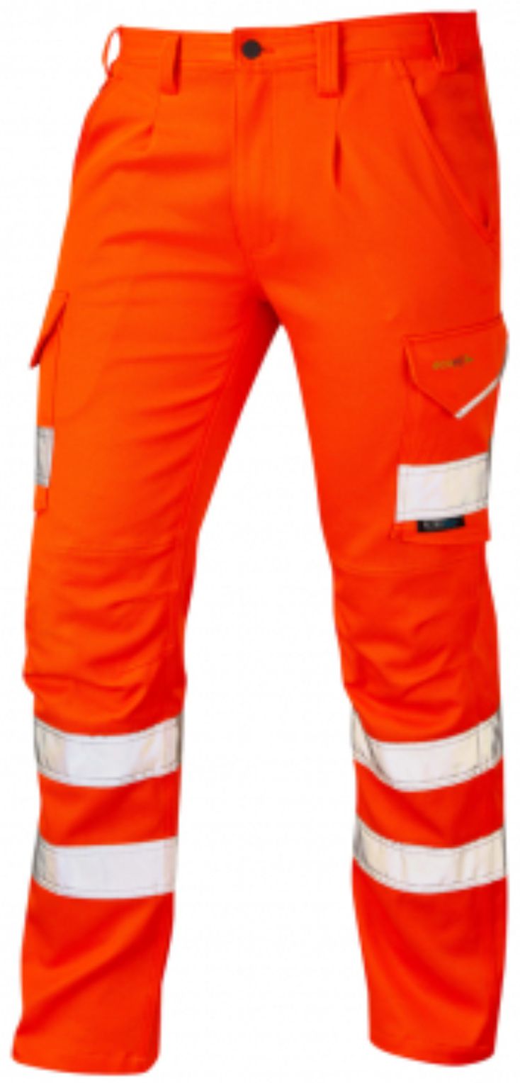 Leo Kingford ISO 20471 Class 1 EcoViz Stretch Poly/Cotton Cargo  Leo Kingford ISO 20471 Class 1 EcoViz Stretch Poly/Cotton Cargo